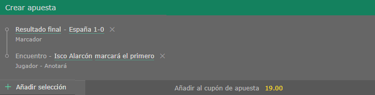 apuesta partido Portugal - España apuesta partido Portugal - España