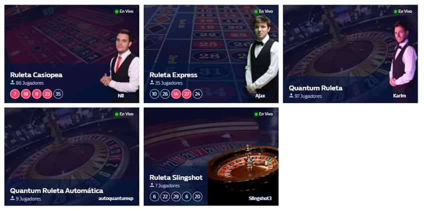 ruletas en vivo casino - ruleta casiopea, ruleta express y quantum ruleta