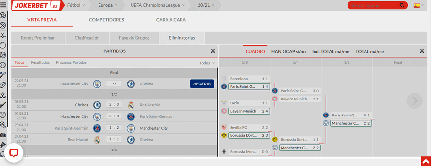 estadisticas jokerbet
