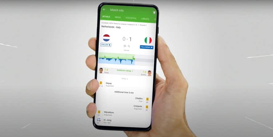 app SofaScore marcadores en directo
