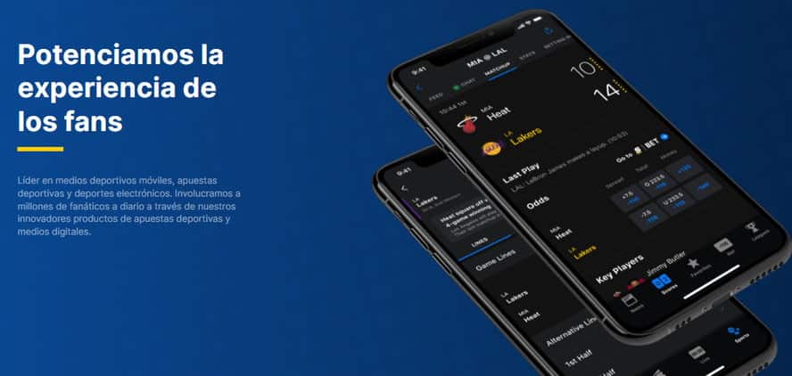 aplicación theScore Sports News & Scores