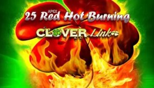 25 Red Hot Burning Clover Link tragaperras online