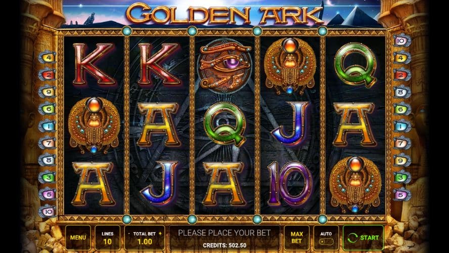 Diseño de la slot Golden Ark