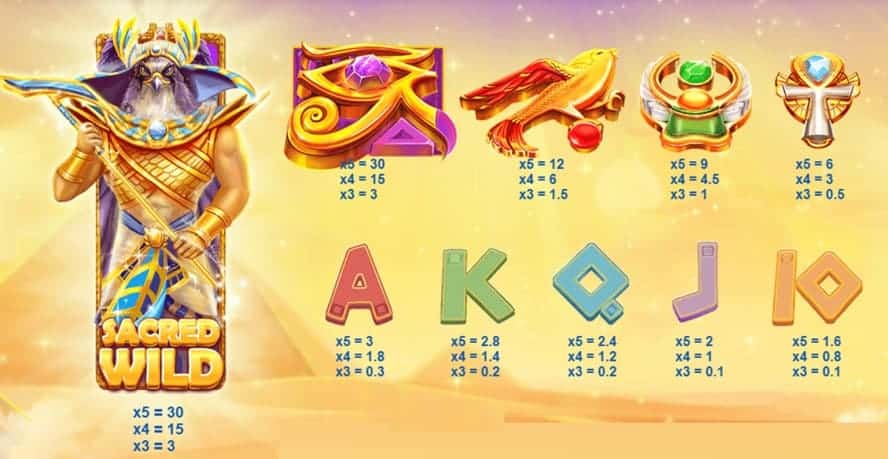 valor de los simbolos Ra’s Legend