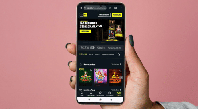 Interfaccia del Daznbet Casino