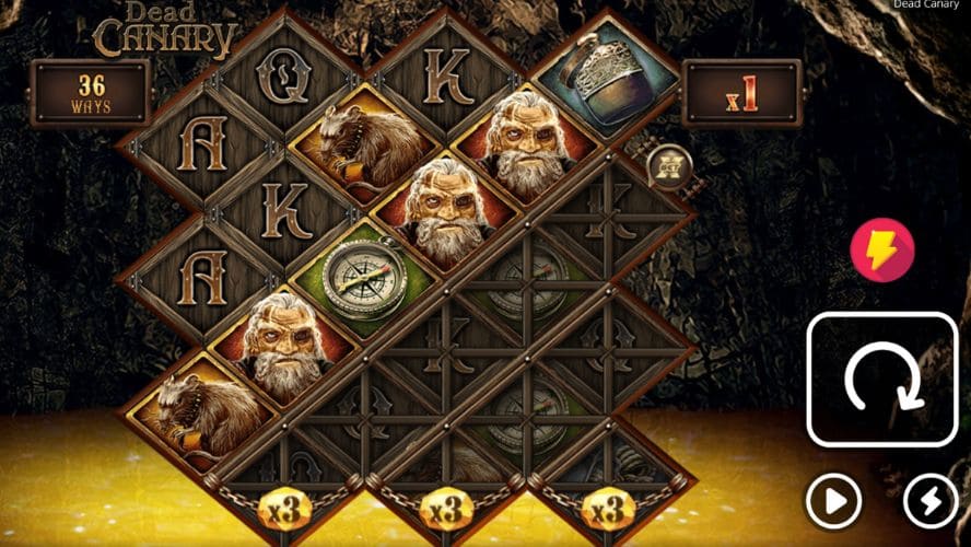 Diseño de la slot Dead Canary