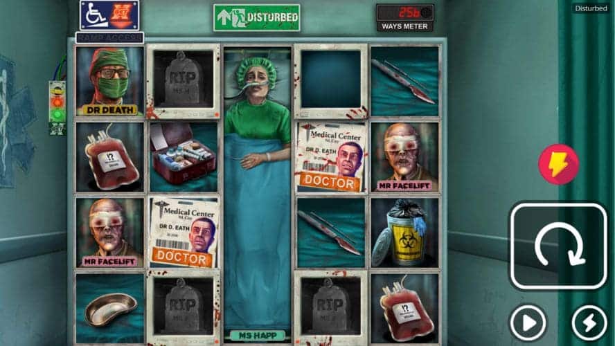 Diseño de la slot Disturbed
