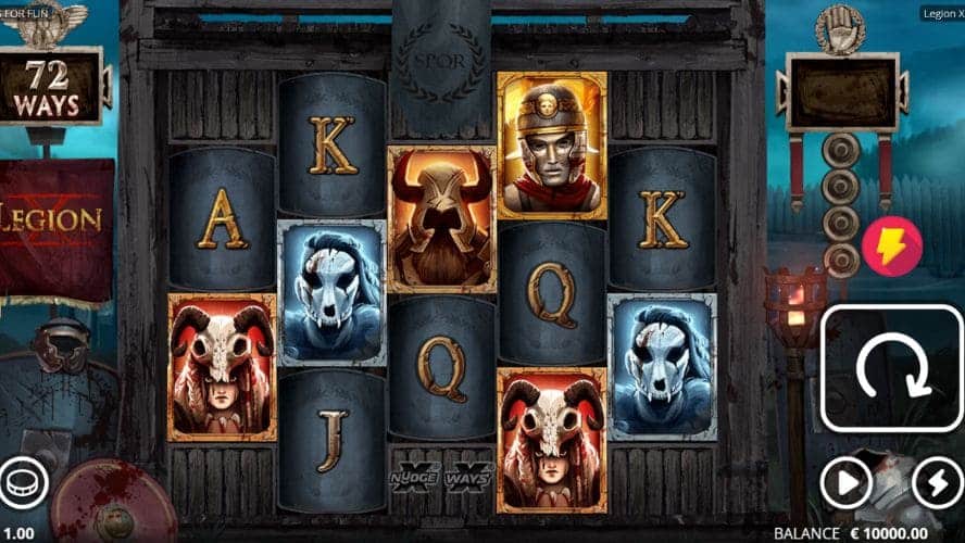 Diseño de la slot Legion X