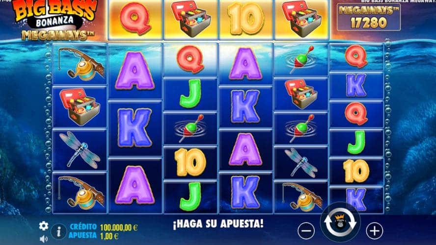 Diseño de la slot Big Bass Bonanza Megaways