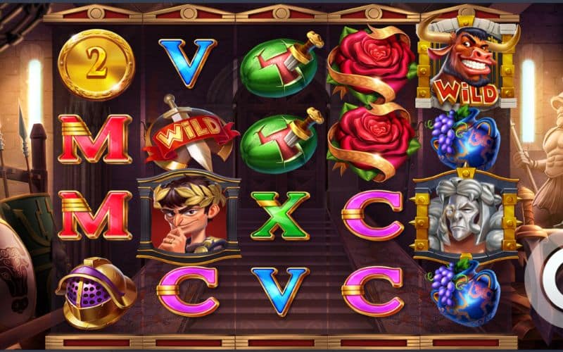 Diseño de la slot Gladiatoro