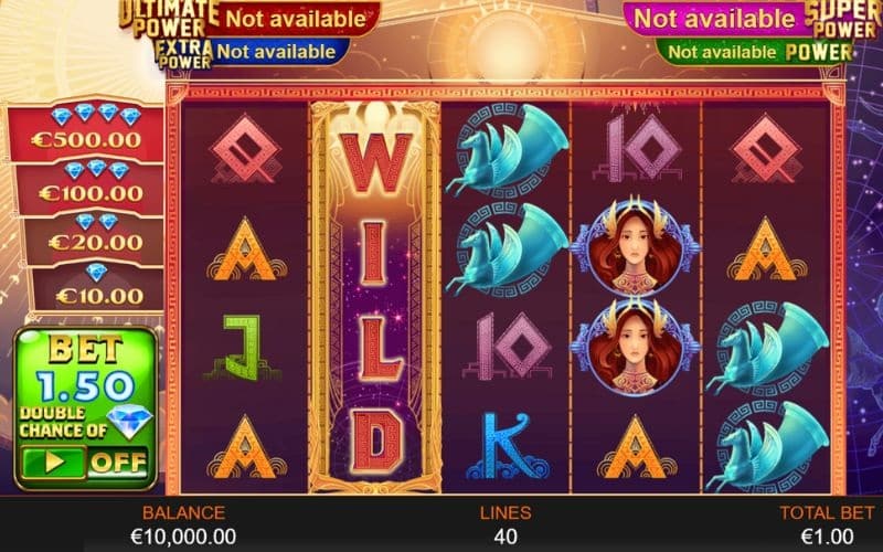 Diseño de la slot Age of the Gods Helios
