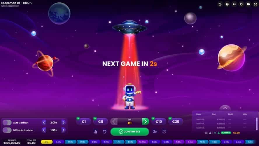 Nueva ronda slot Spaceman