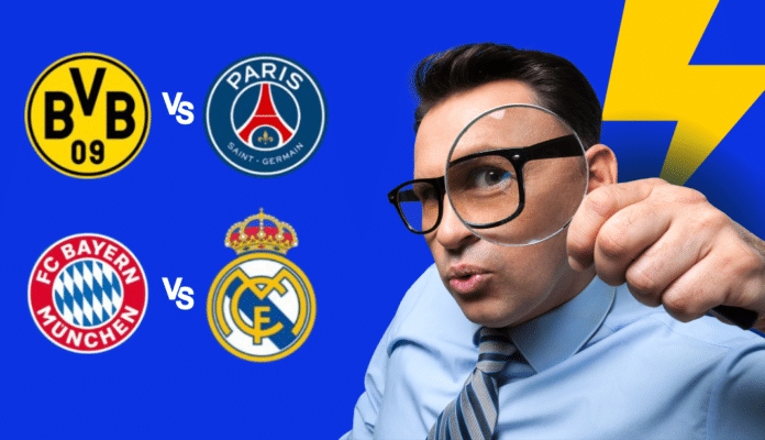 Pronósticos ida semifinales de Champions League 2024