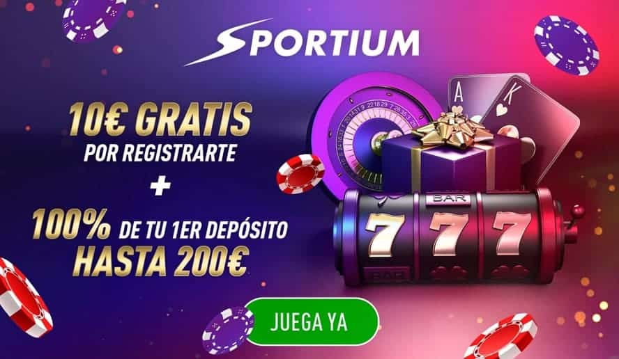 bono de bienvenida sportium casino
