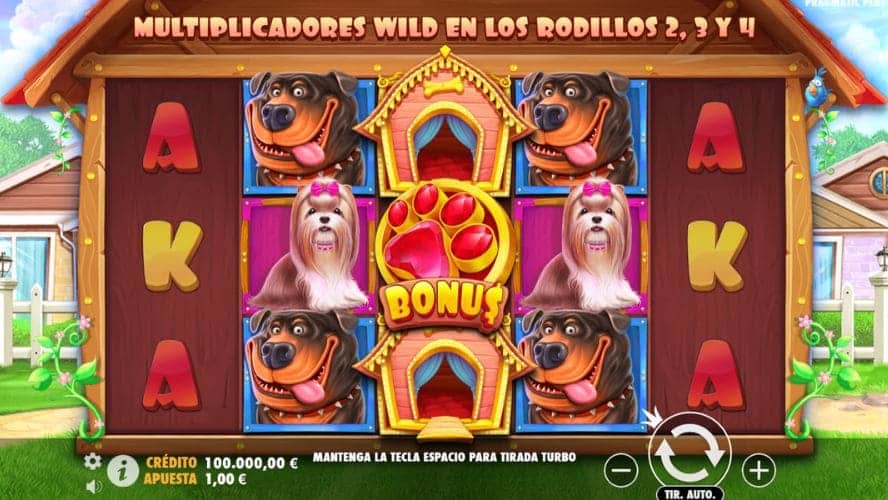 Diseño slot The Dog House