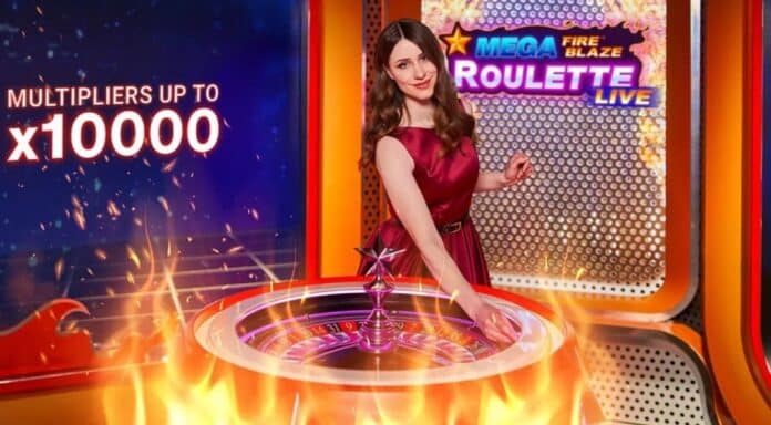 nueva ruleta Mega Fire Blaze en vivo