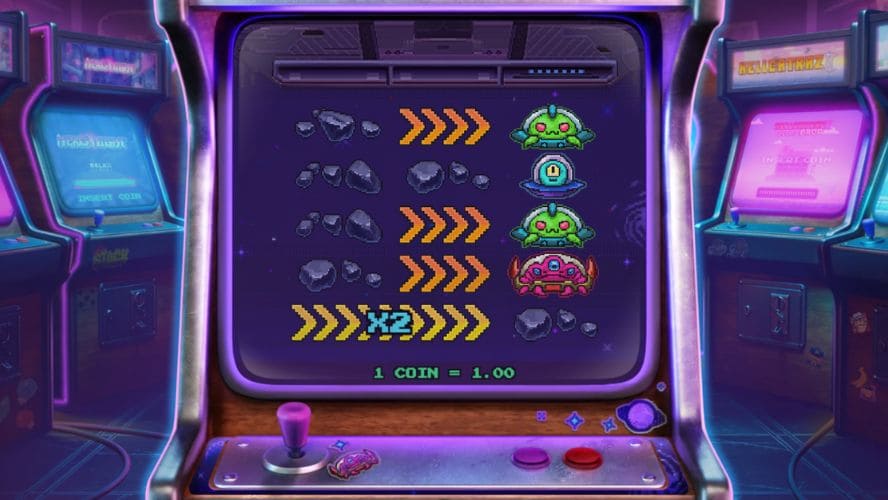 Diseño de la slot Line Busters Dream Drop