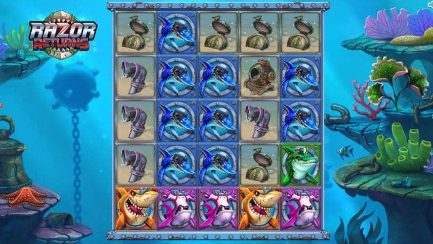 Diseño de la slot Razor Returns