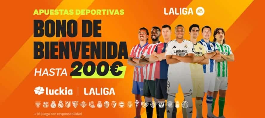 bono de bienvenida luckia apuestas deportivas online