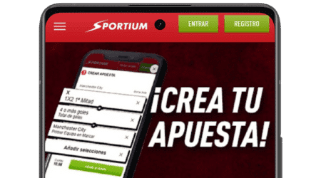 crear apuesta sportium