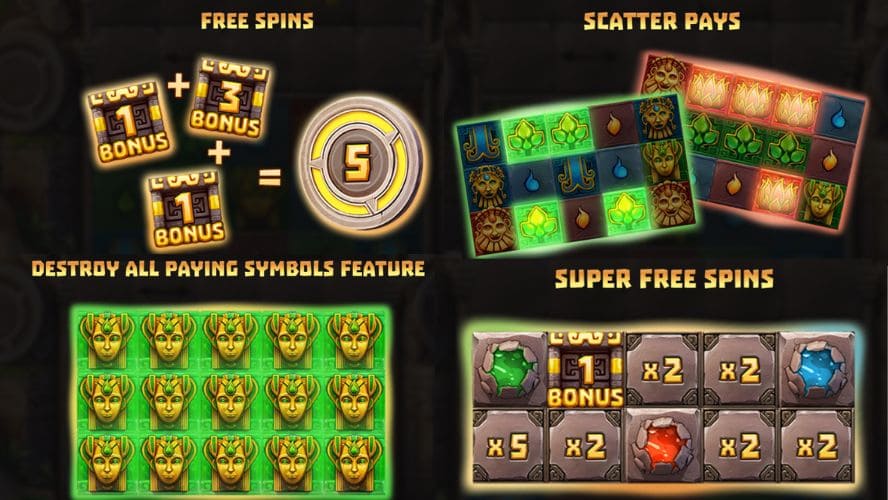 funciones de Atlantis Crush