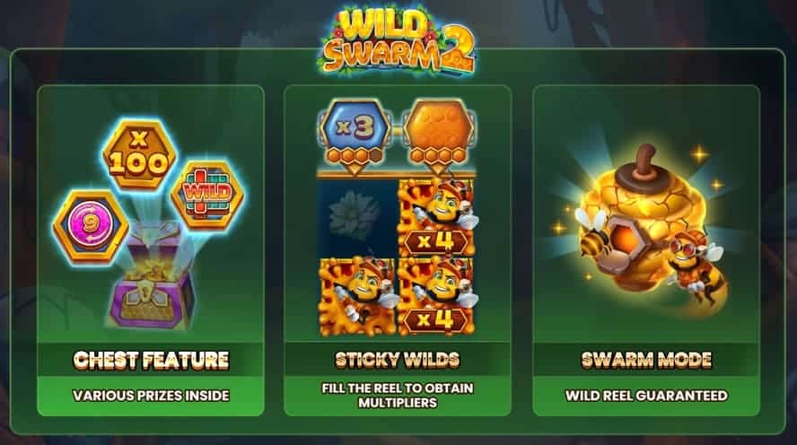 funciones especiales Wild Swarm 2