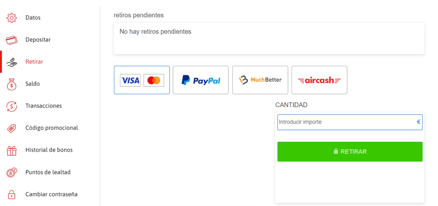 retiros marca apuestas