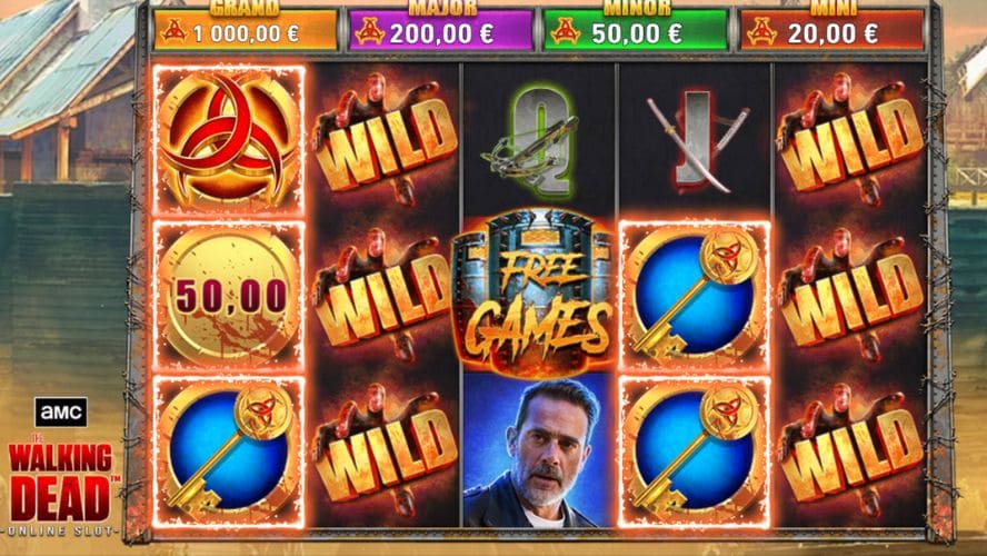 Diseño de la slot The Walking Dead