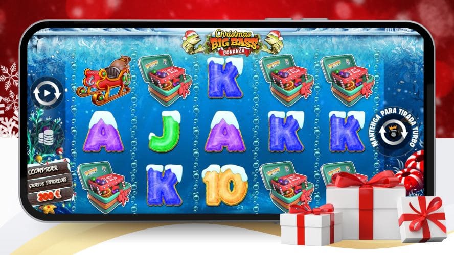 Slot Christmas Big Bass Bonanza mejores tragaperras Navidad