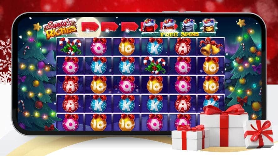Slot Santa's Riches mejores tragaperras Navidad