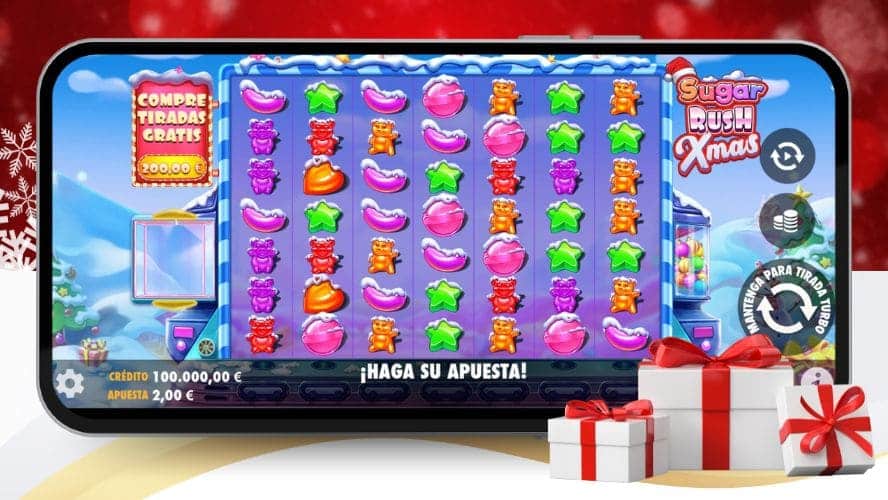 Slot Sugar Rush Xmas mejores tragaperras Navidad