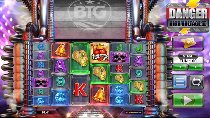Diseño de la slot Danger High Voltage 2