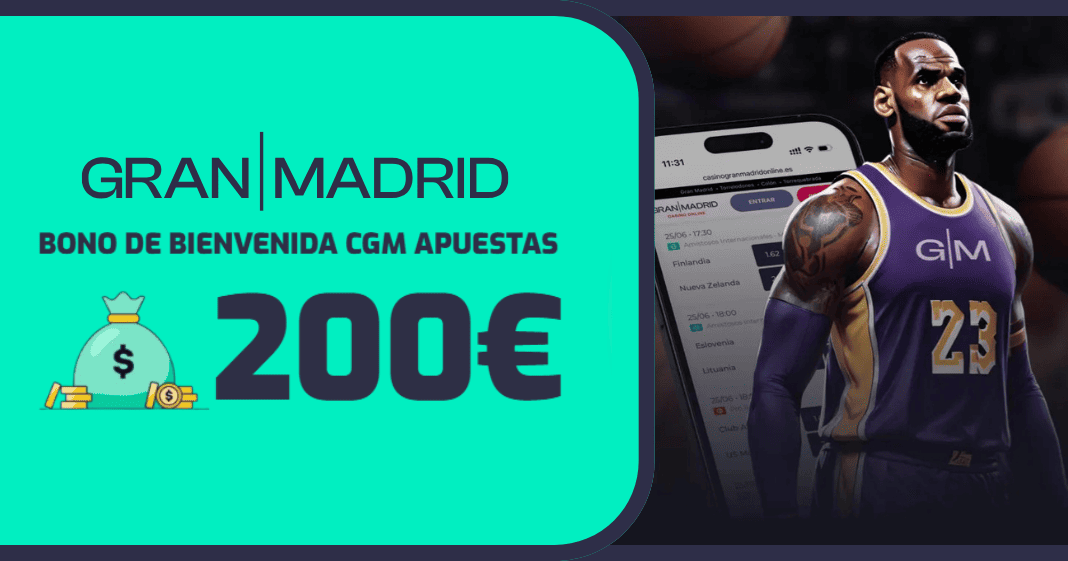 bono de bienvenida Casino Gran Madrid apuestas deportivas