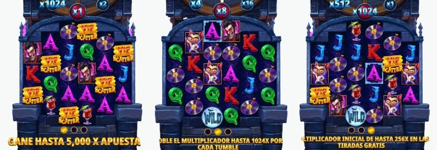 funciones especiales Vampy Party