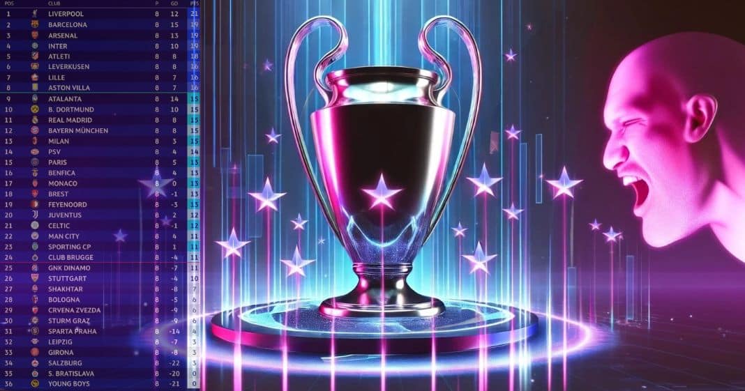 Noche histórica en Europa la primera «última jornada» de la fase de liga de la nueva Champions League