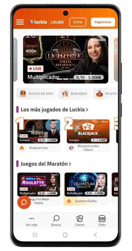 Luckia Casino Online Versión Móvil