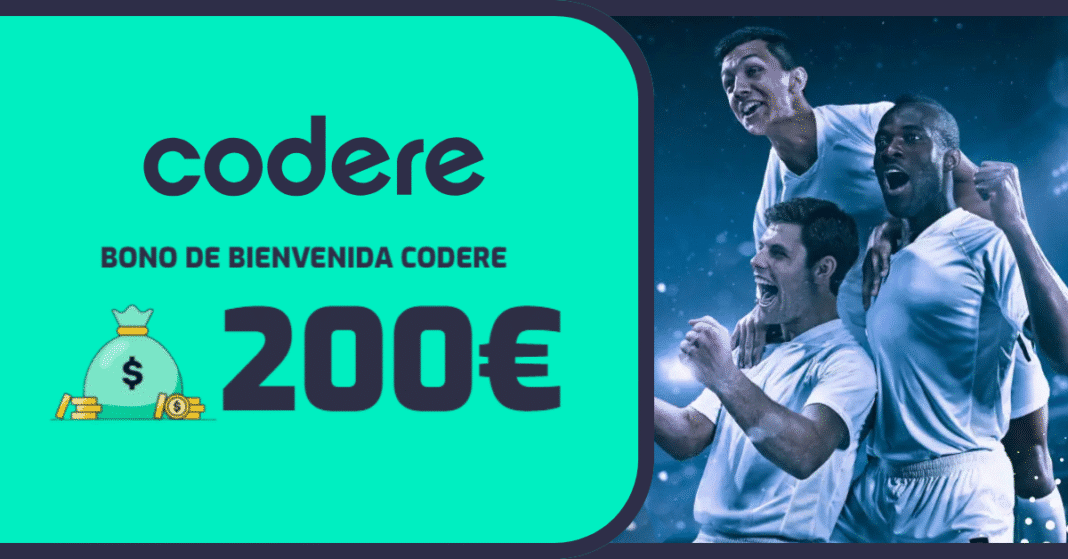 bono de bienvenida codere