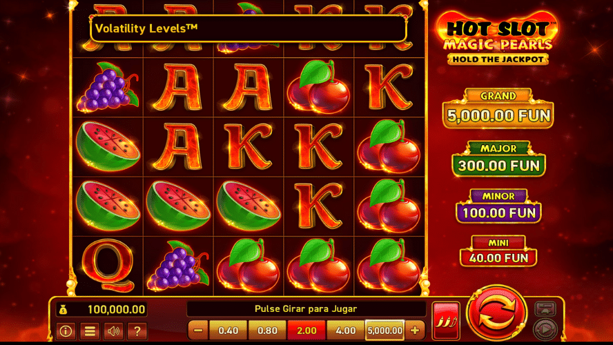 Diseño de la slot Hot Slot Magic Pearls