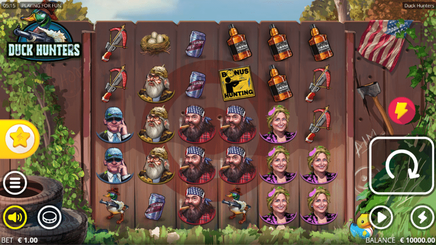Diseño de la slot Duck Hunters