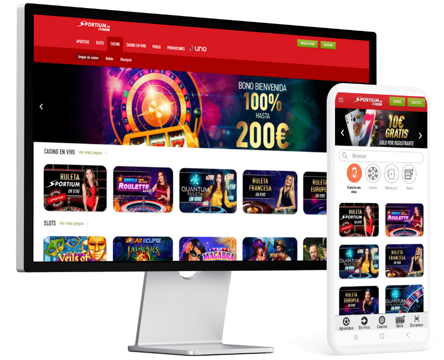 Diseño Sportium Casino