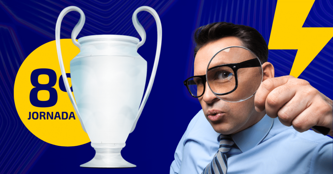 Pronósticos 8ª jornada fase de liga de la UEFA Champions League