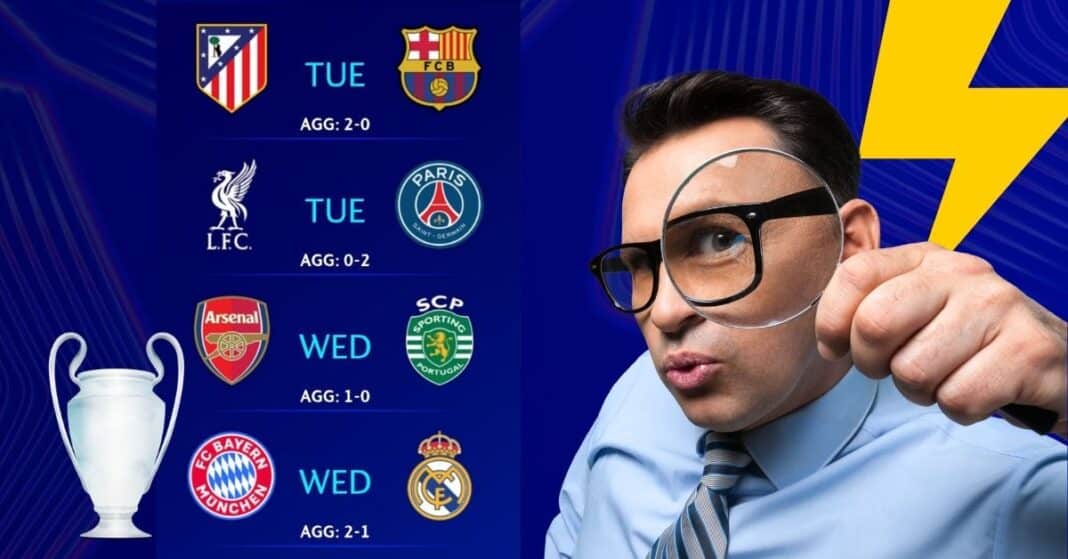 Pronósticos vuelta de cuartos de UEFA Champions League
